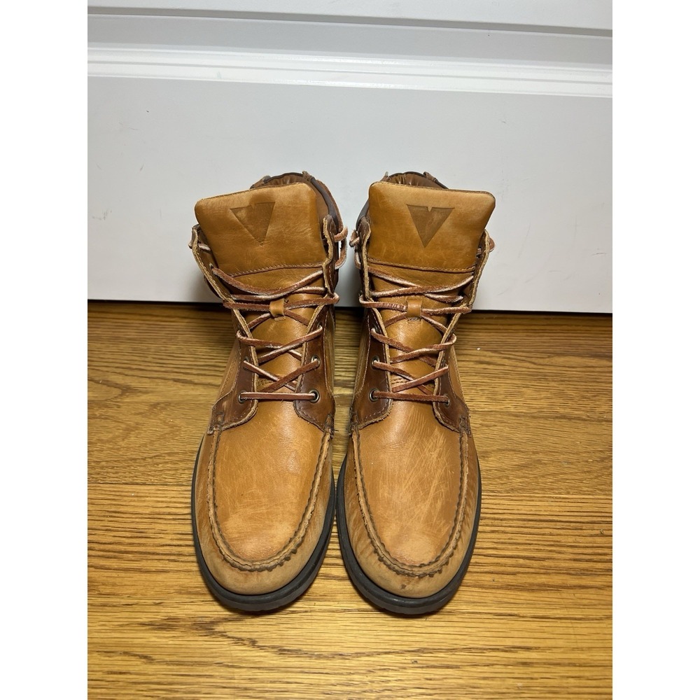 Sebago X Vane Scout Leather Boots Rust Cedar Mens Size 11 M Vibram Soles‎